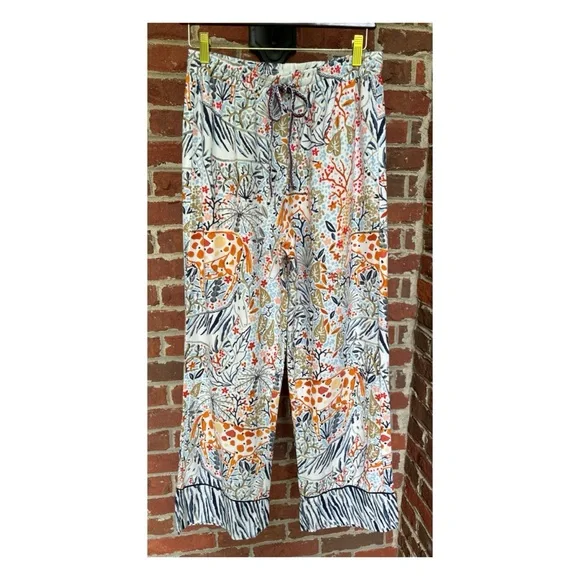 NWOT Anthropologie Vikki Chu Pastoral Flannel Lounge Pants  Size Small - Picture 5 of 13